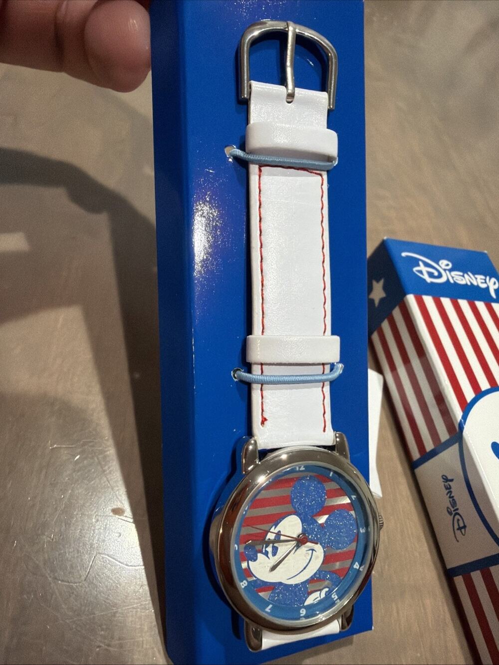 Disney's Mickey Mouse Quartz Face Red White and Blue Mickey NEEDS BATTERY